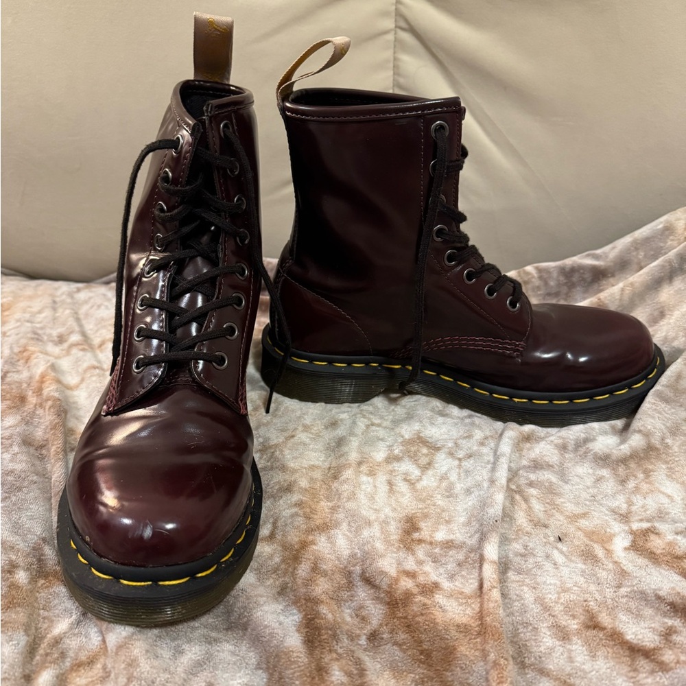 Dr. Martens Women's Burgundy Boots